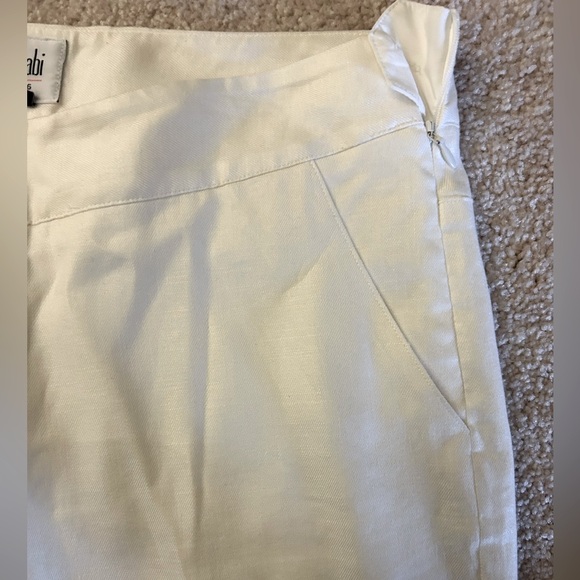 Cabi White Linen Trousers - Picture 3 of 7